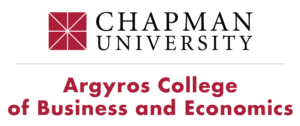 Chapman University Argyros College of Business and Economics Logo